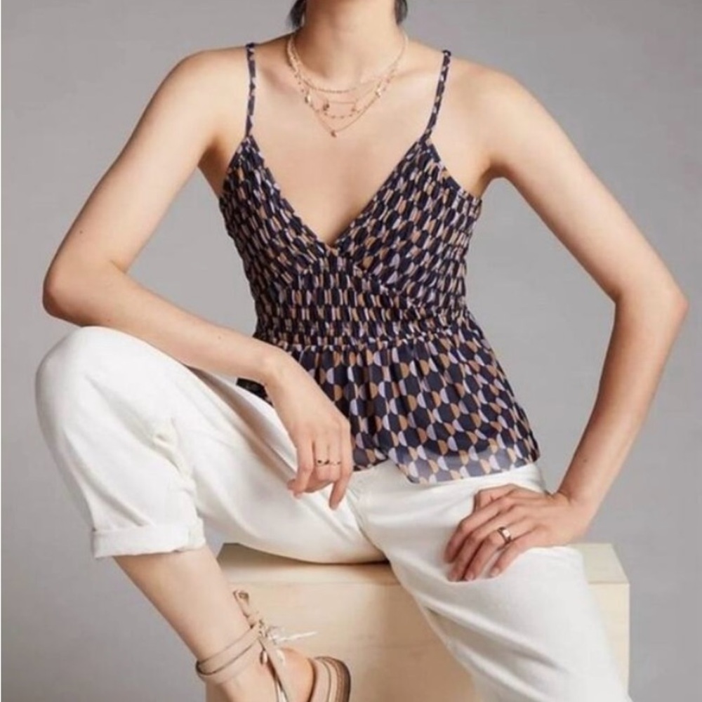NWT Anthropologie Peplum Top